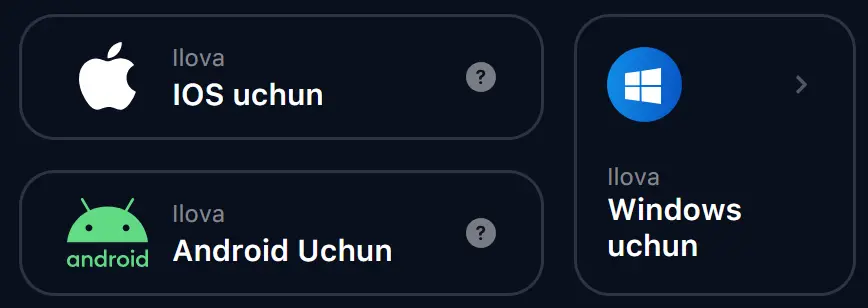 1Win иловаси