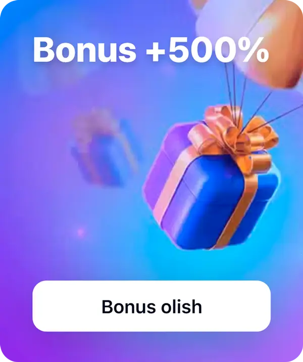 500% депозит бонуси